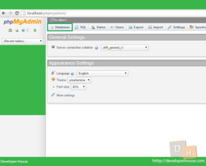 Localhost PHPMyAdmin