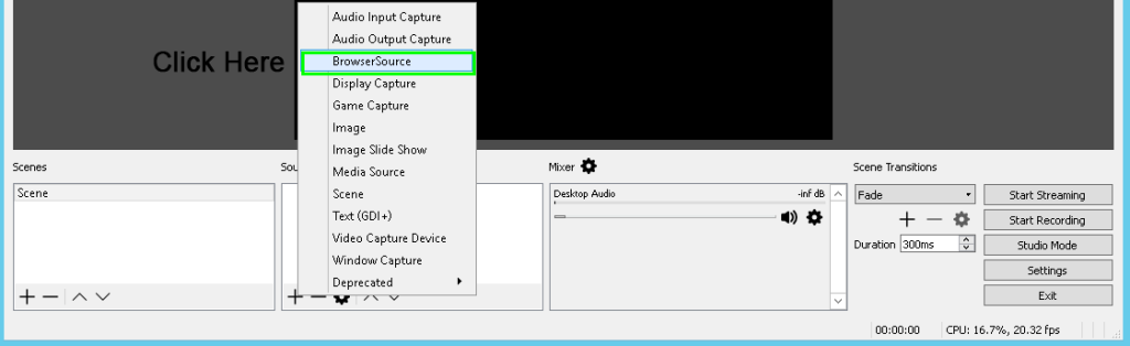 Browser Source